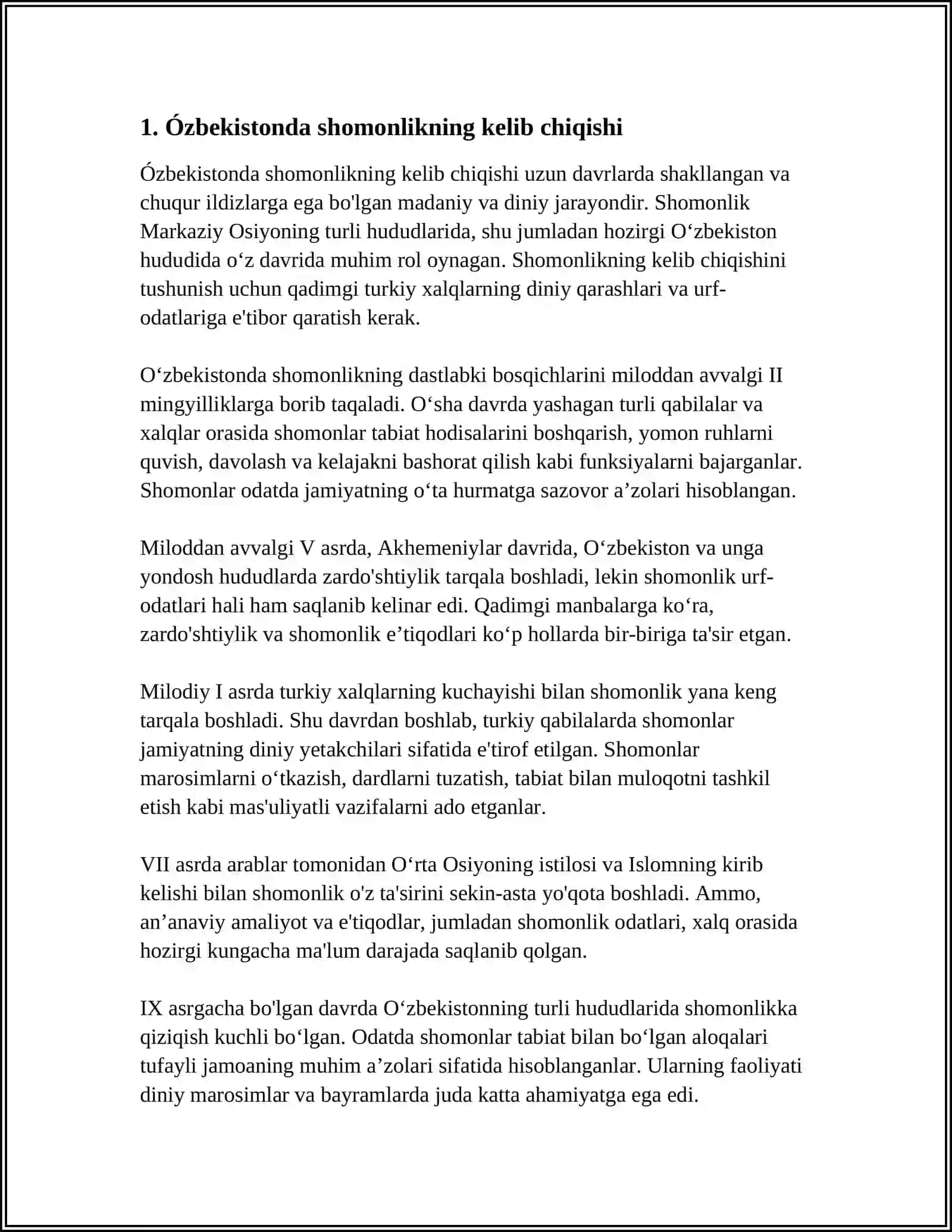 ÓZBEKISTONDA SHOMONLIKNING ZAMONAVIY KÓRINISHI 3
