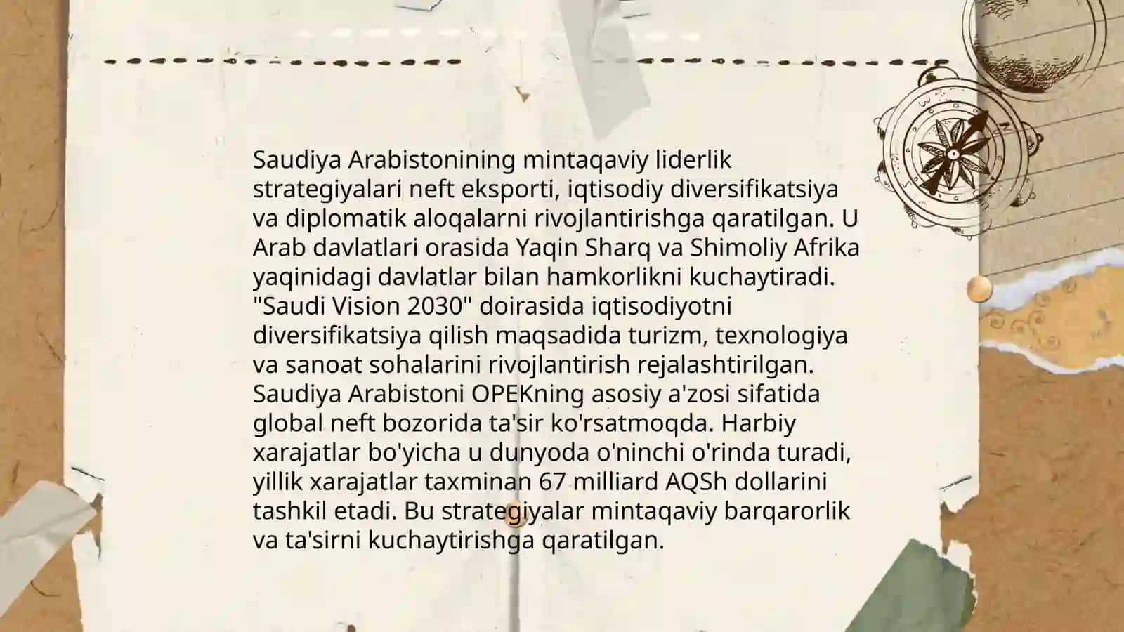 Saudiya Arabistoni tashqi siyosiy faoliyati tahlili 3