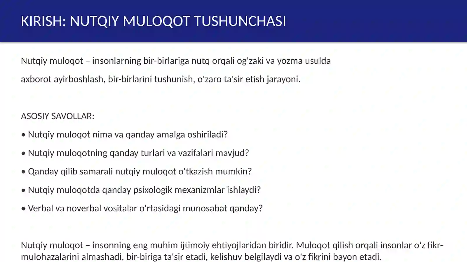 Nutqiy muloqot 3