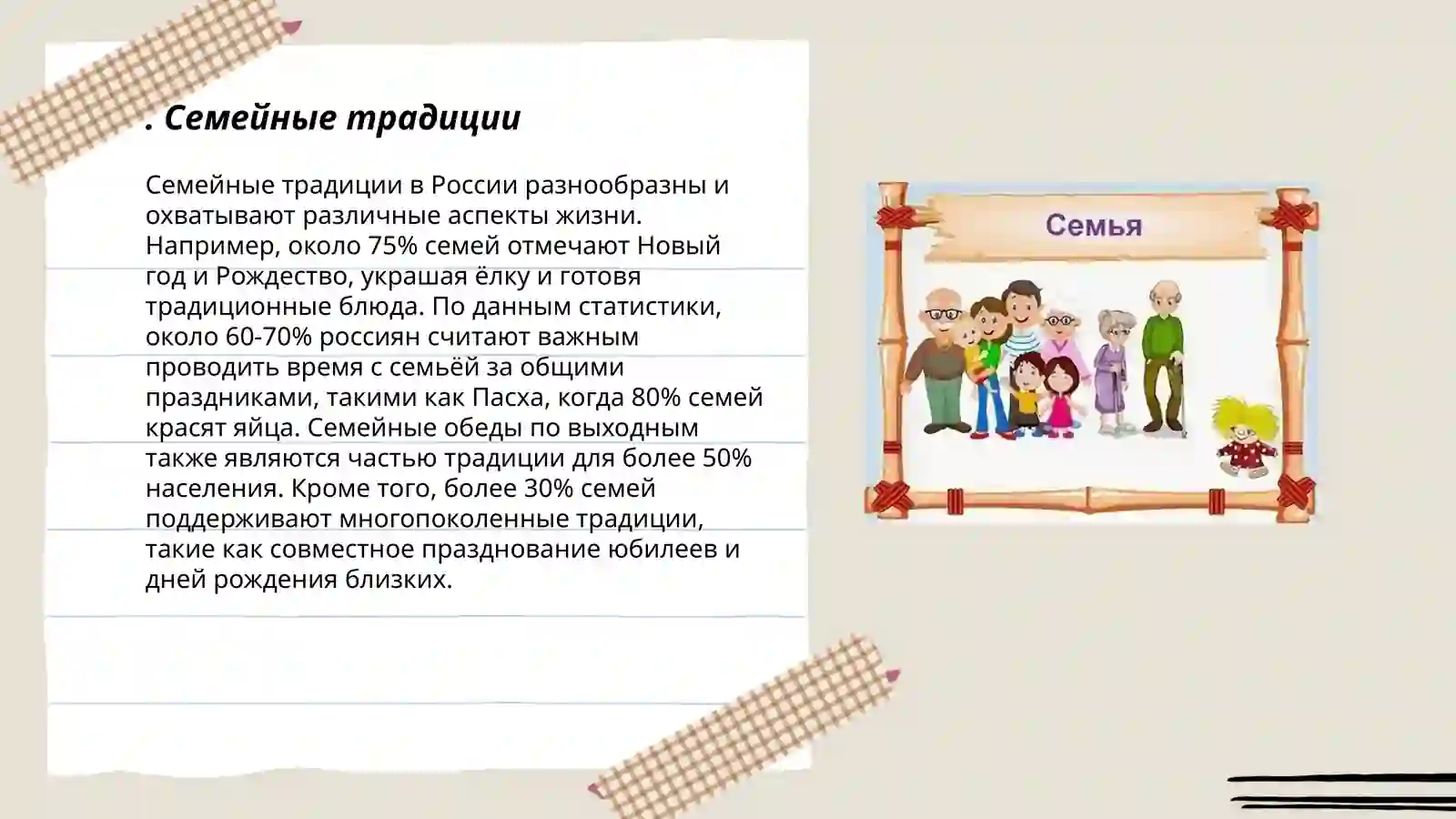 Семейные традиции 3