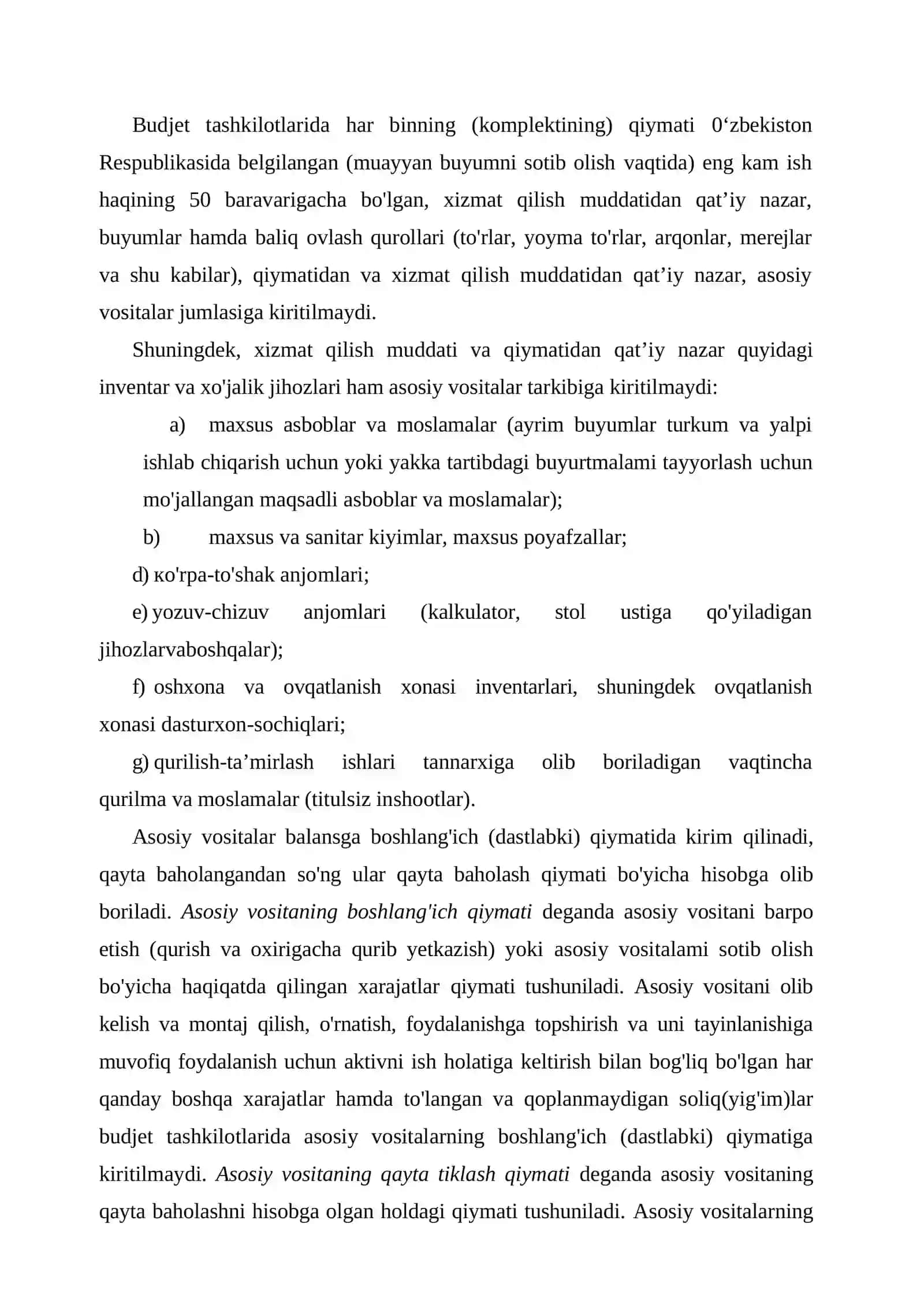 Asosiy vositalav va asosiy vositalardagi fond hisobi 3