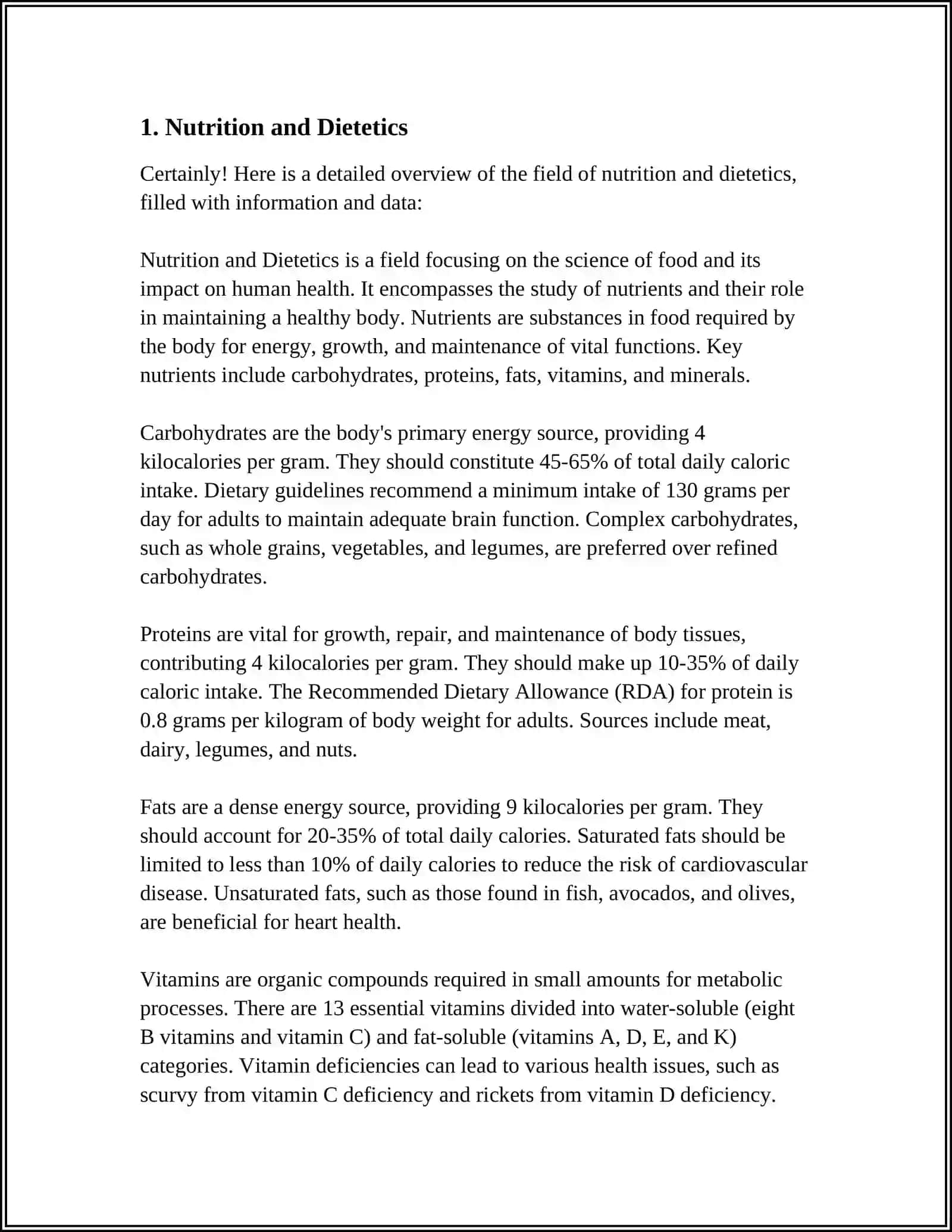 Nutrition and Dietetics Overview 3