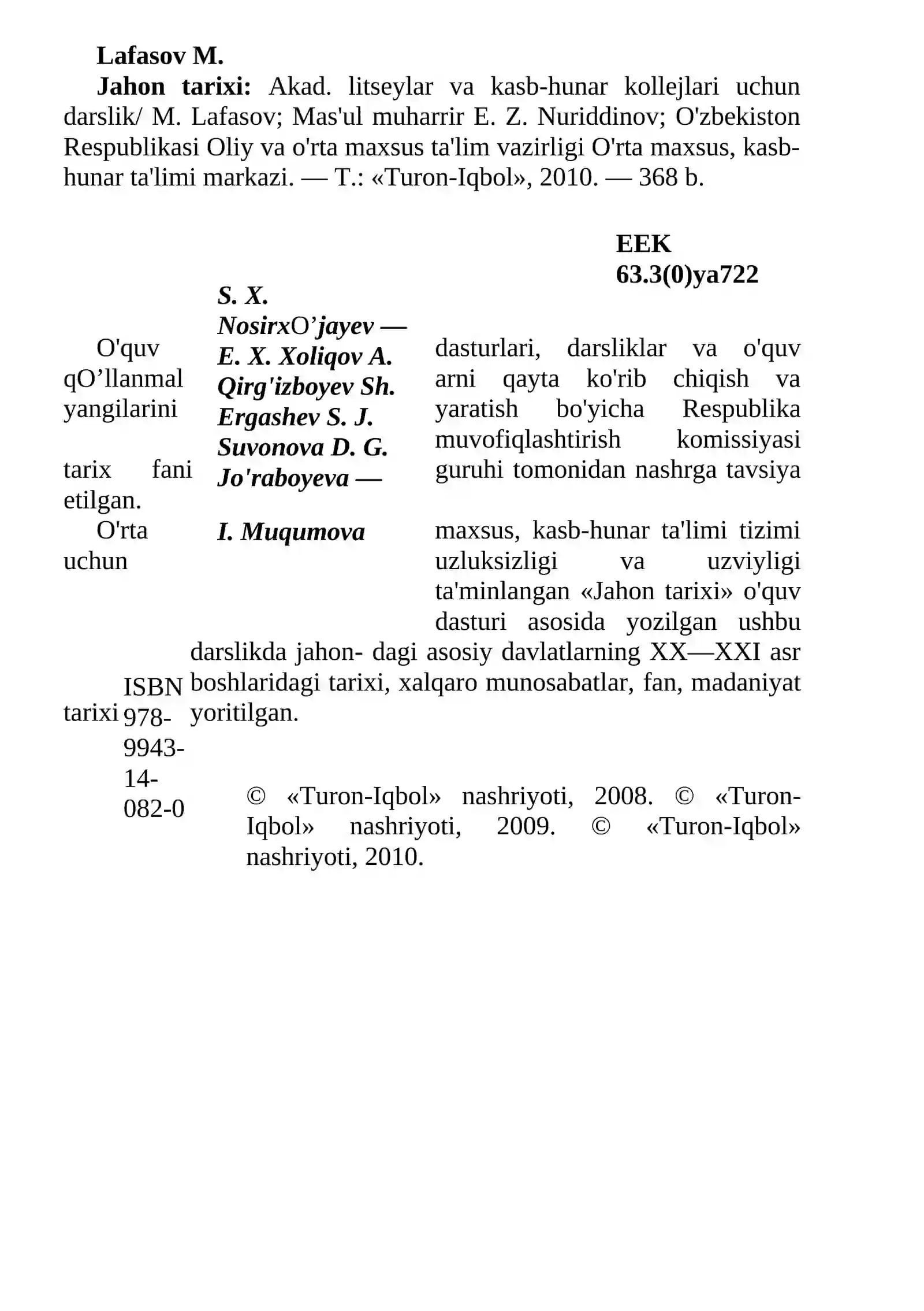 Jahon tarixi 3