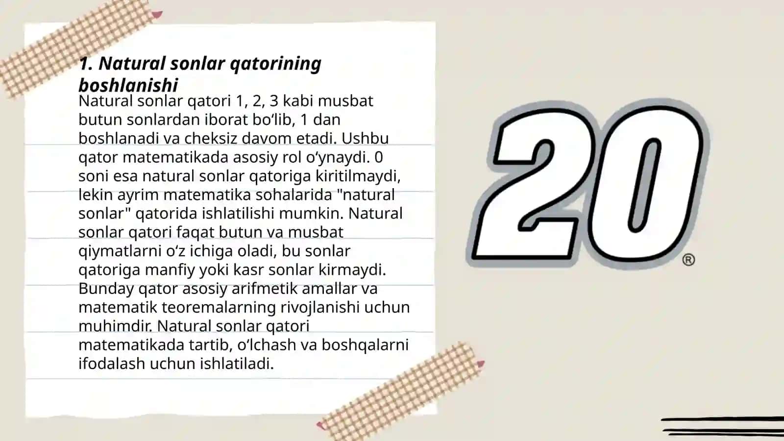 Nomanfiy butun sonlar toʻplamining xossalari 3