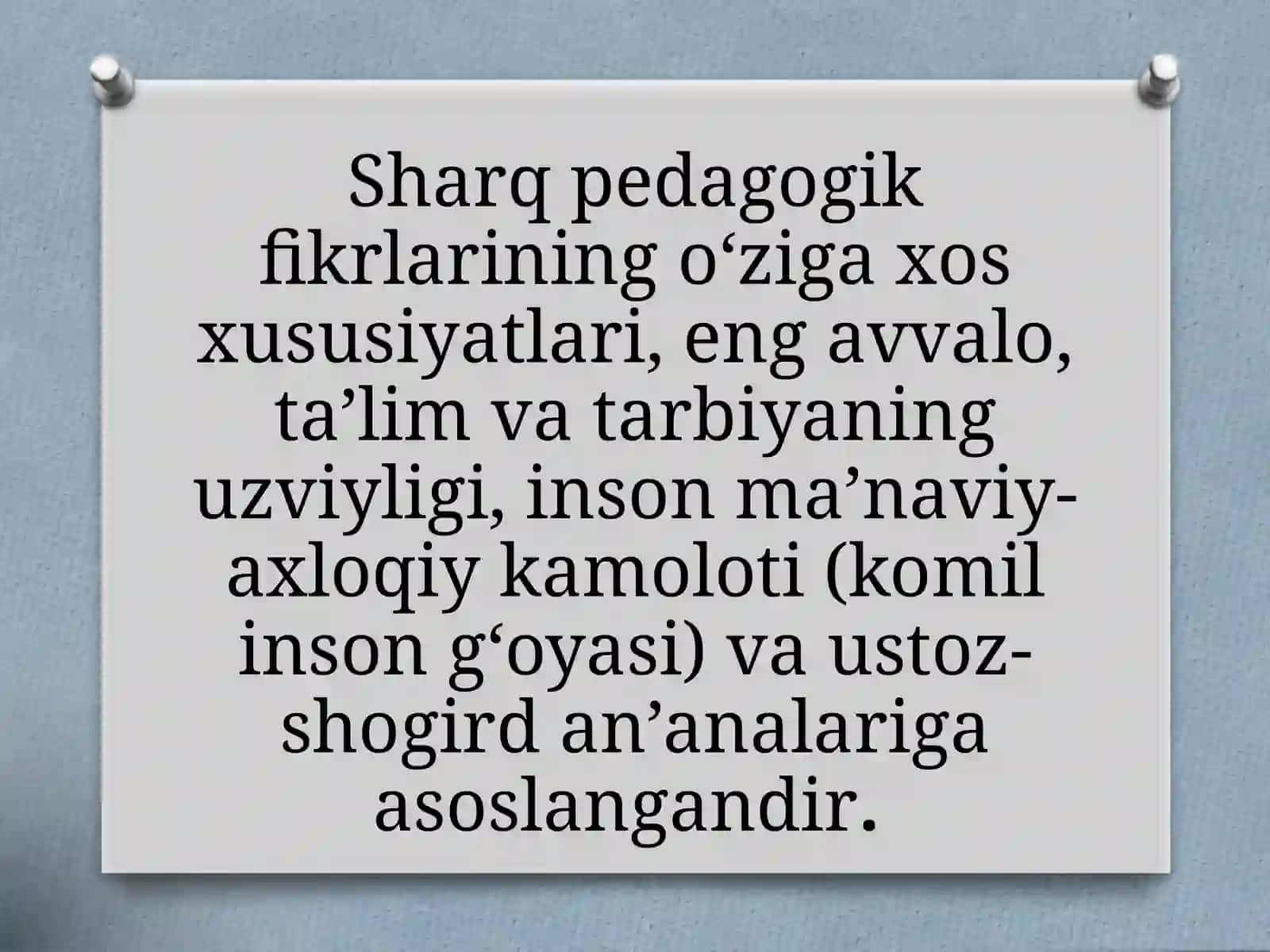 Sharq Mutafakkirlarining Kasbiy-Pedagogik Faoliyatiga Oid Ilg’or Qarashlari 3