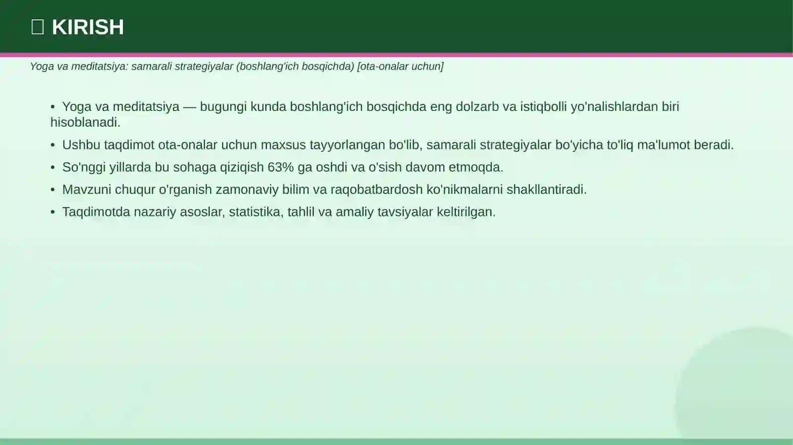 YOGA VA MEDITATSIYA 3