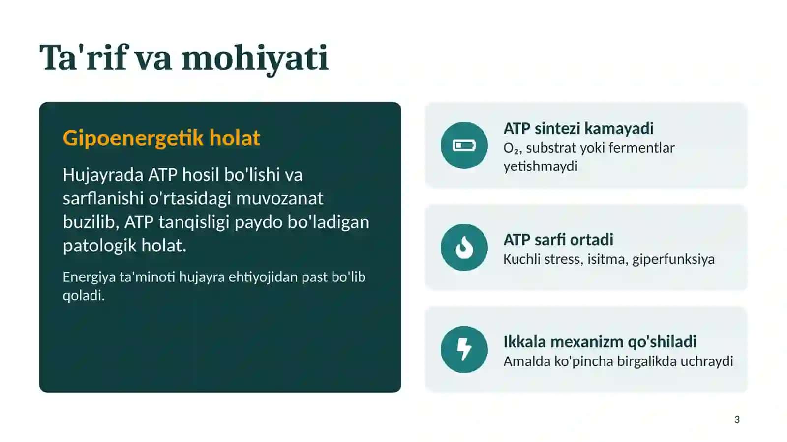 Gipoenergetik holatlar 3
