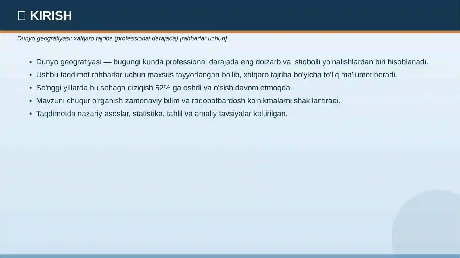 DUNYO GEOGRAFIYASI 3