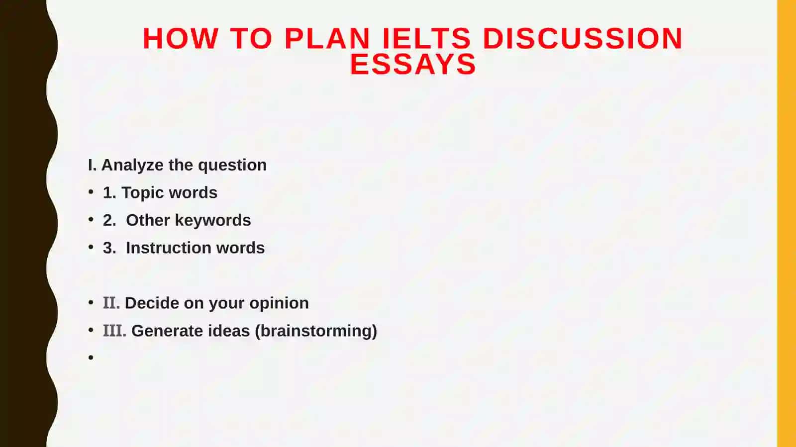 How to write discussion essays for 7.0+ 3
