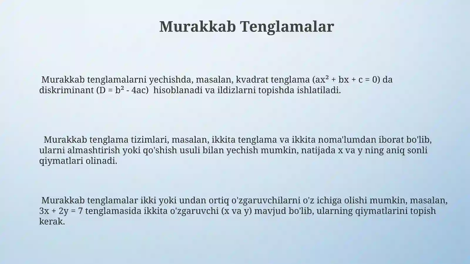 Algebraiktengliklarvaformulalar 3
