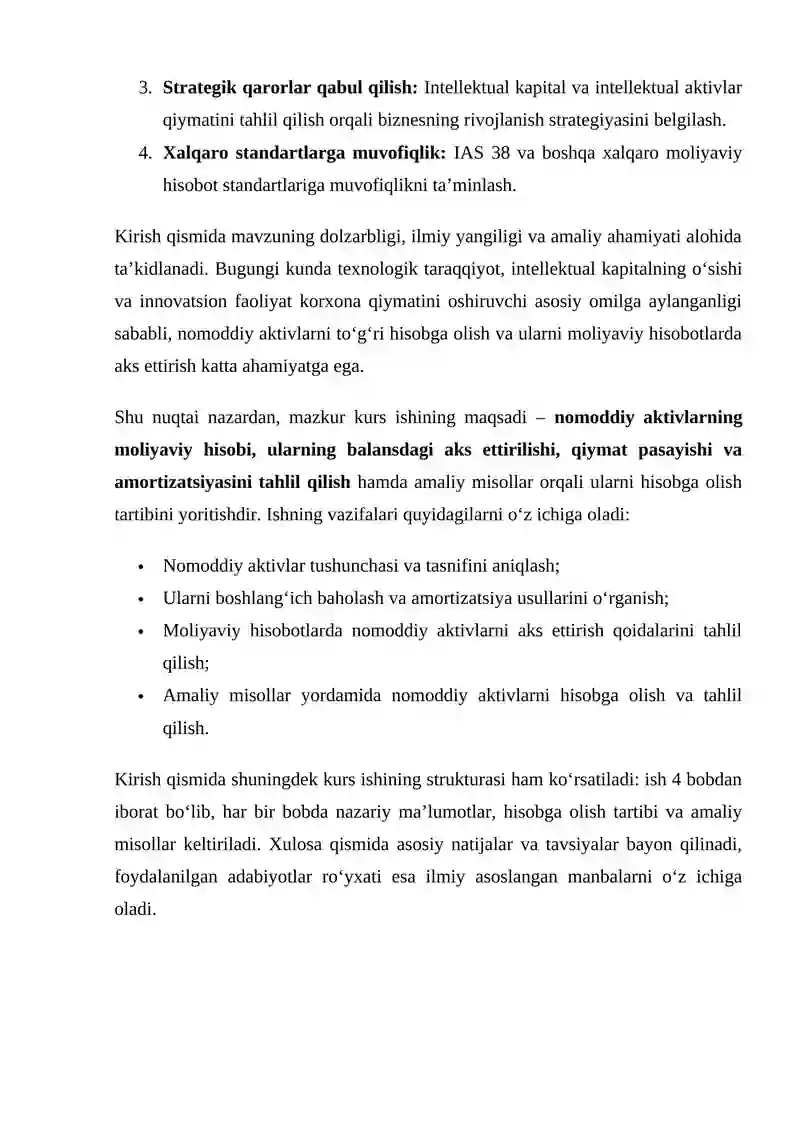 Nomoddiy aktivlar hisobi 3