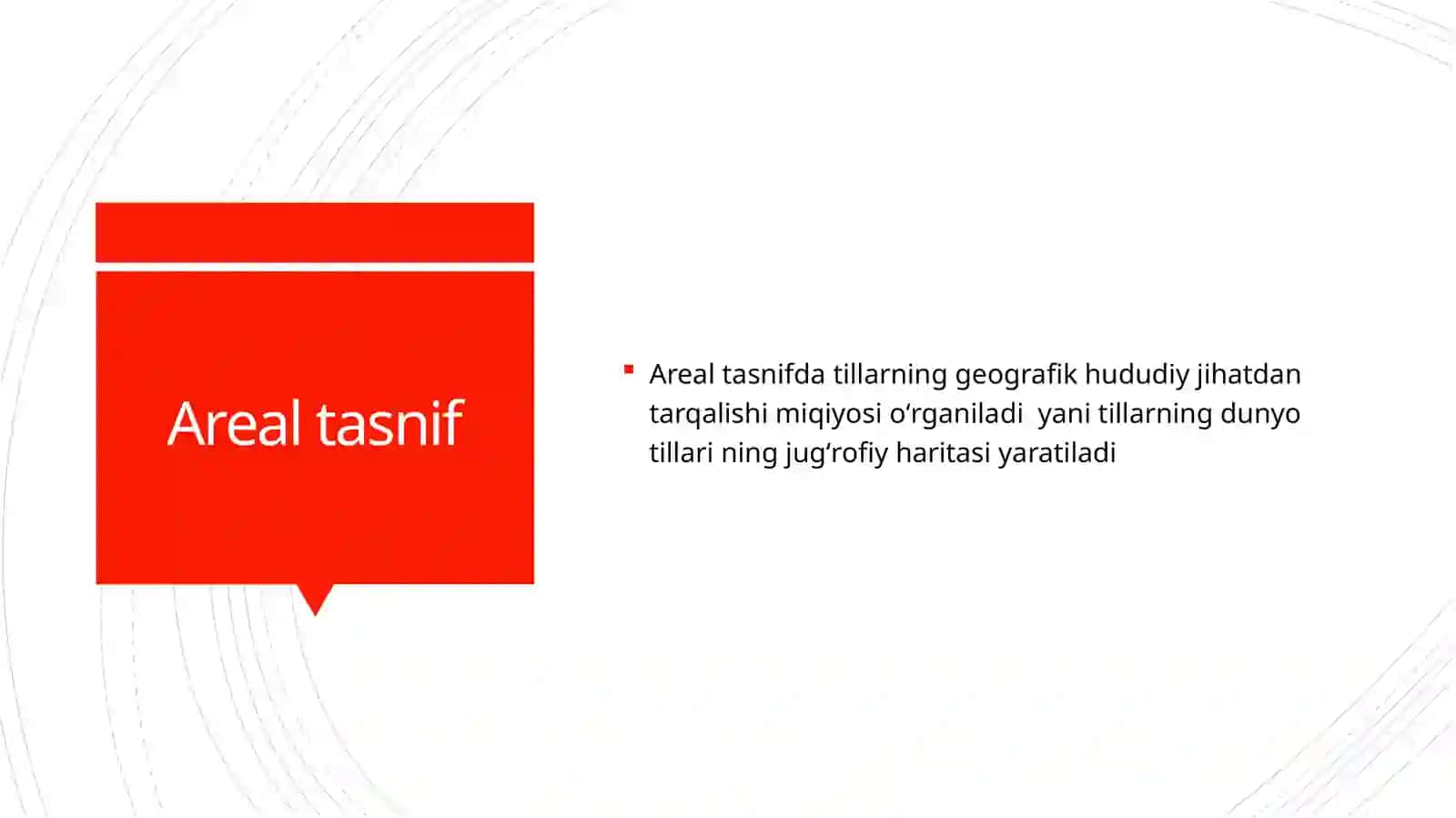 Tillarni tasniflash funksional areal tipologik va geneologik tasnif 3