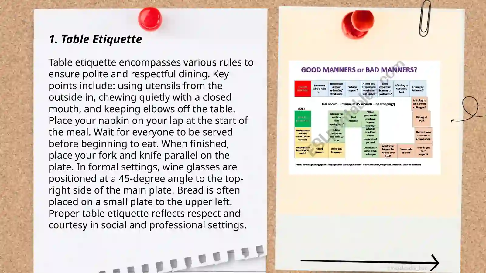 Table Etiquette 3