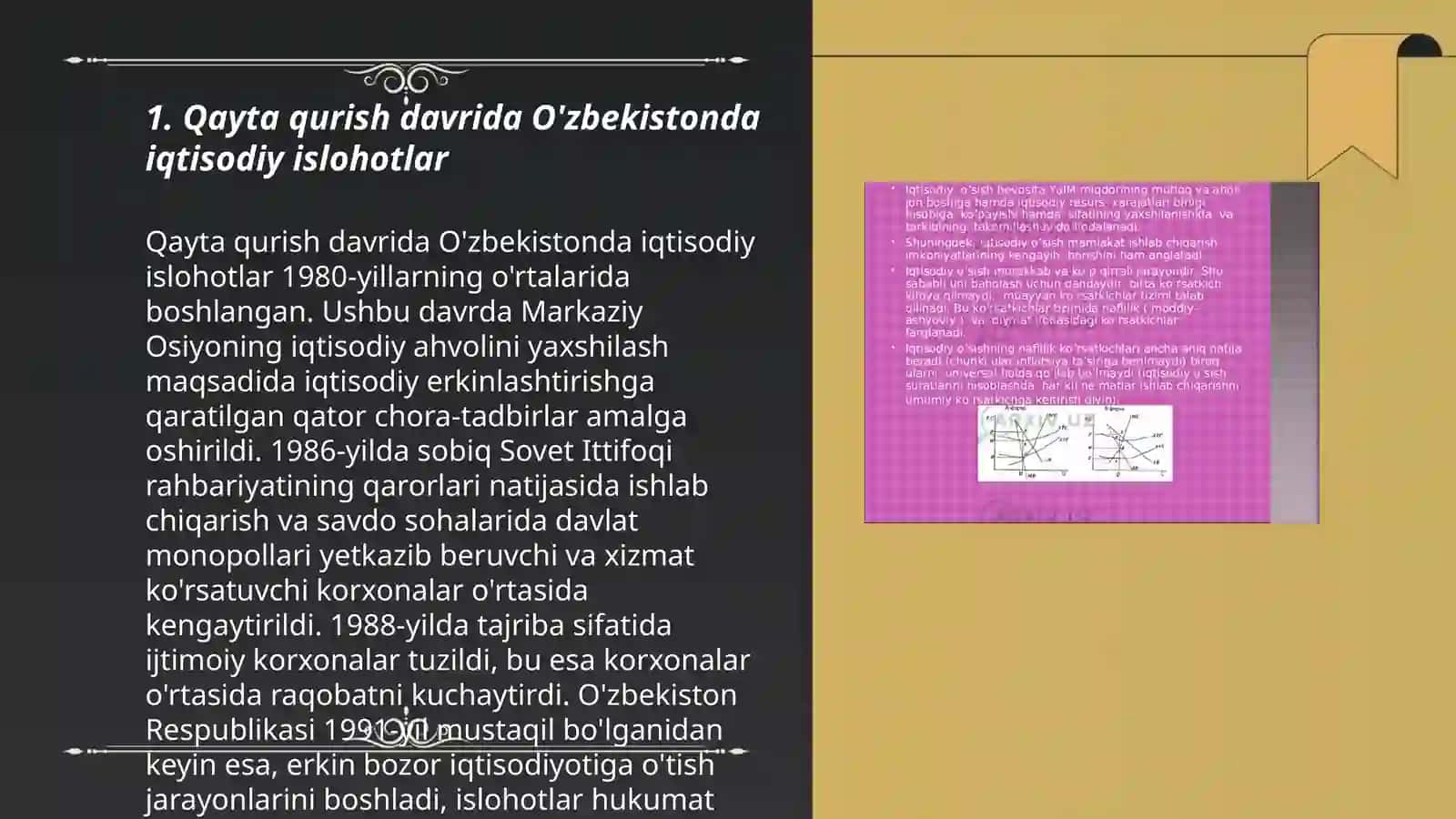 “Qayta qurish” yillarida o’zbekistondagi ijtimoiy siyosiy vaziyat 3