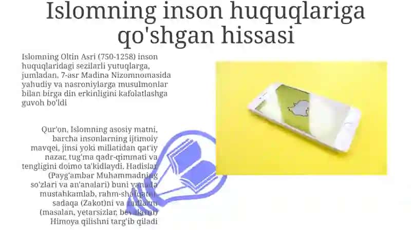 Islomda inson huquqlari himoyasi, ijtimoiy tenglik va tolerantlik 3