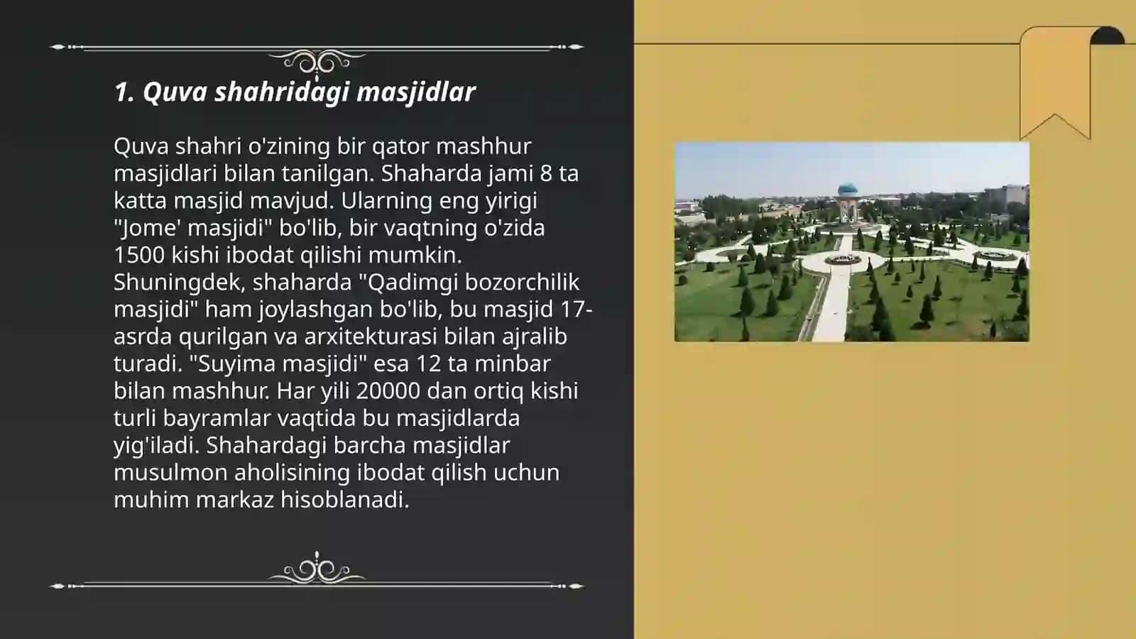 Quva shahridagi masjidlar 3