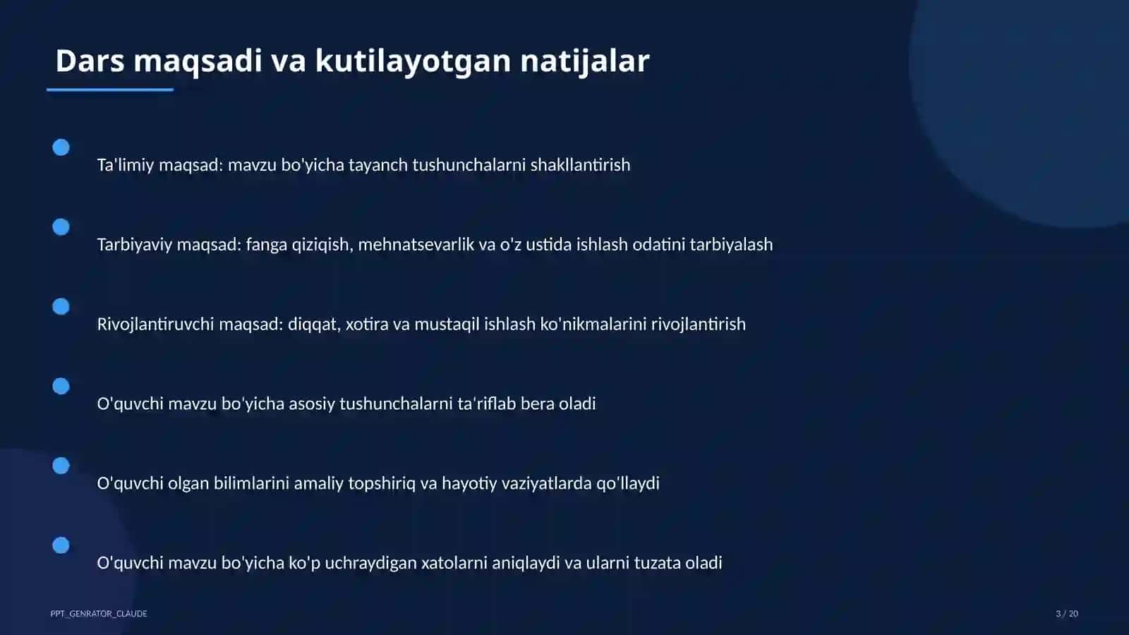 Robototexnika va Arduino konstruktorlari (9-sinf) 3