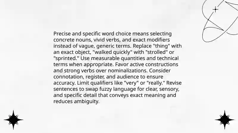 Improving diction and word choice 3
