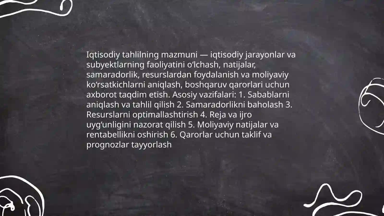 Iqtisodiy tahlilning mazmuniga davriga obekti va subyektlariga kora turlari 3