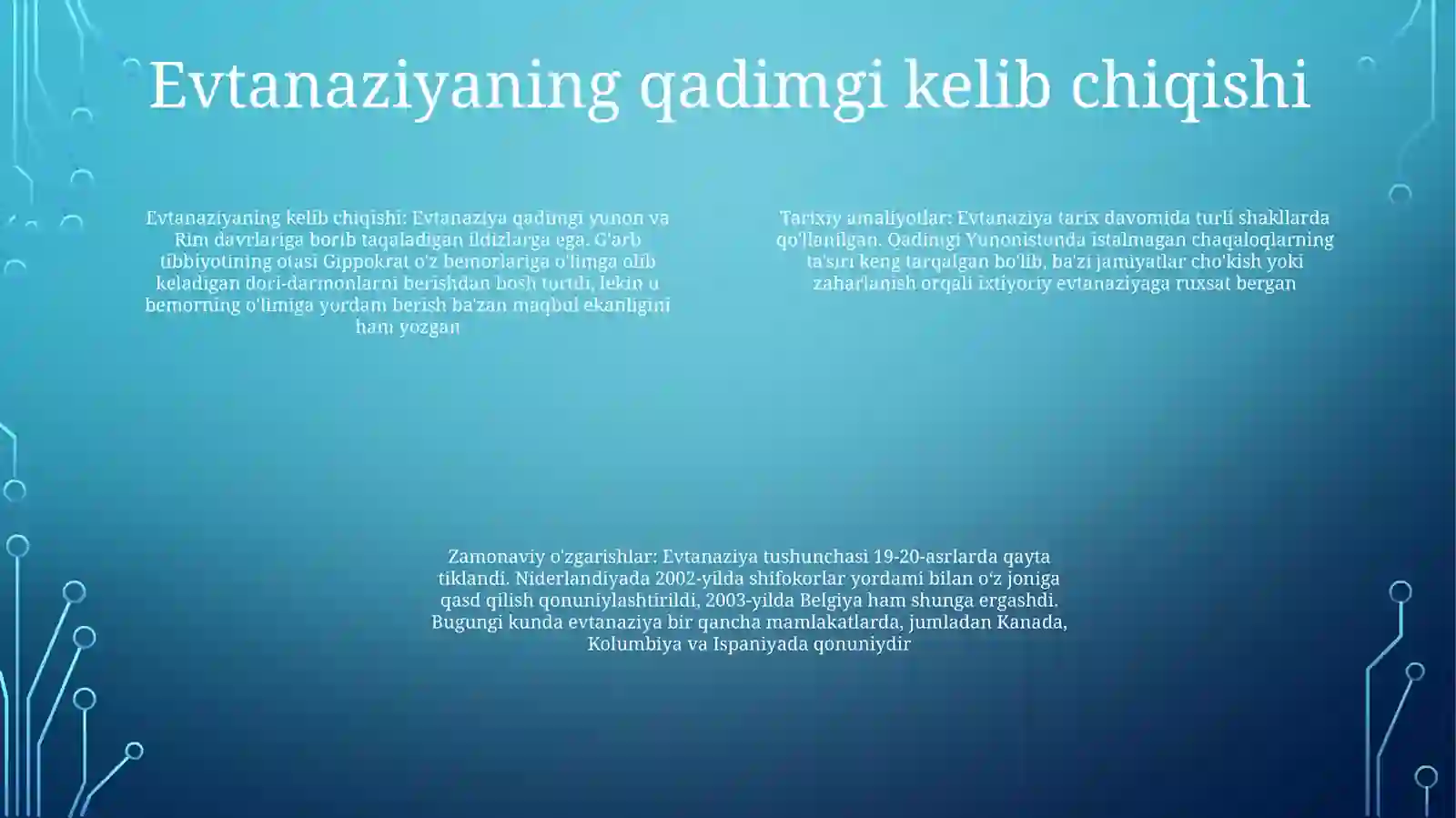 Evtanaziya Tarixi Va Uning Turlari 3