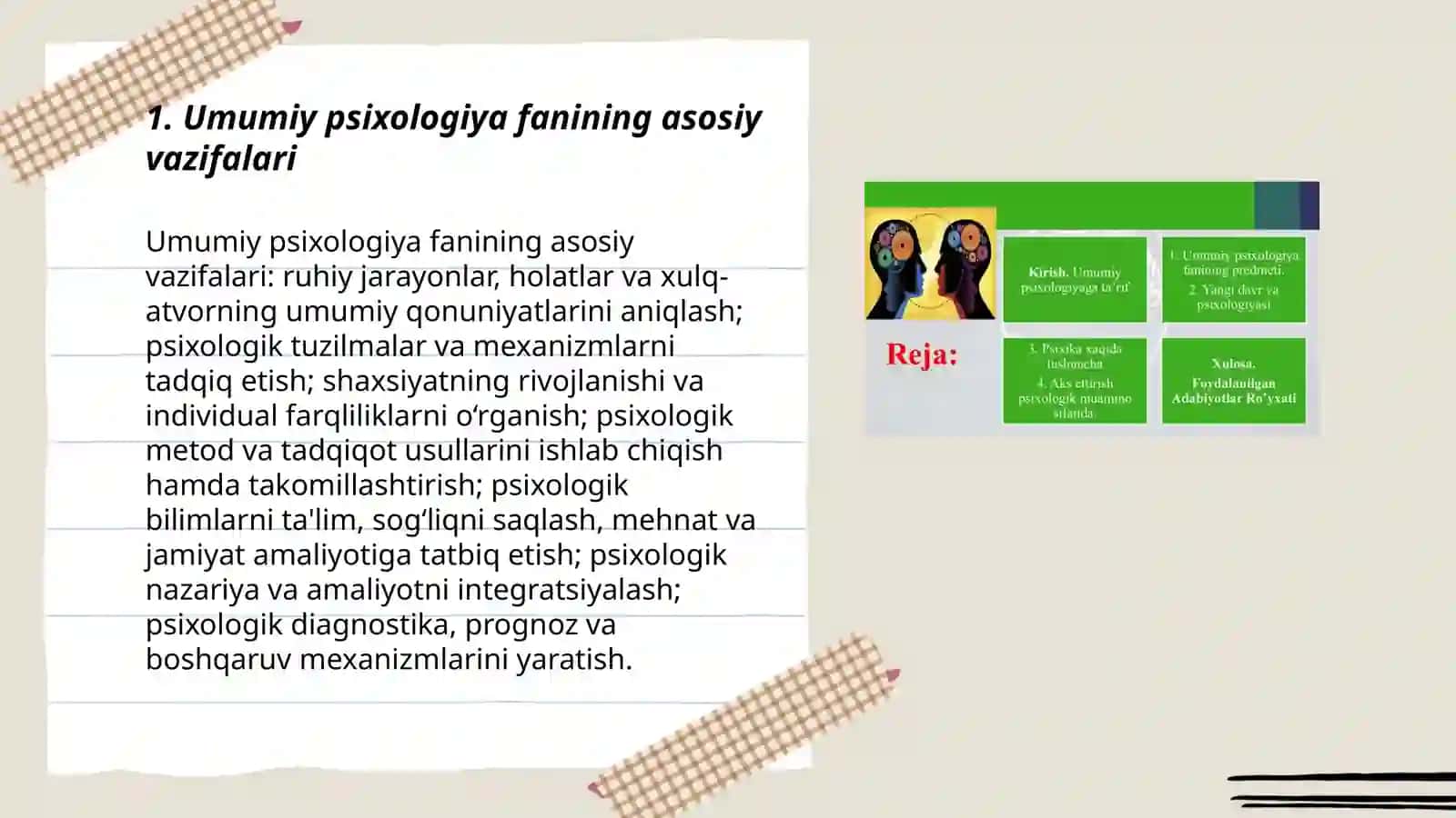 Umumiy Psixologiya Fanining Vazifalari va Metodlari 3