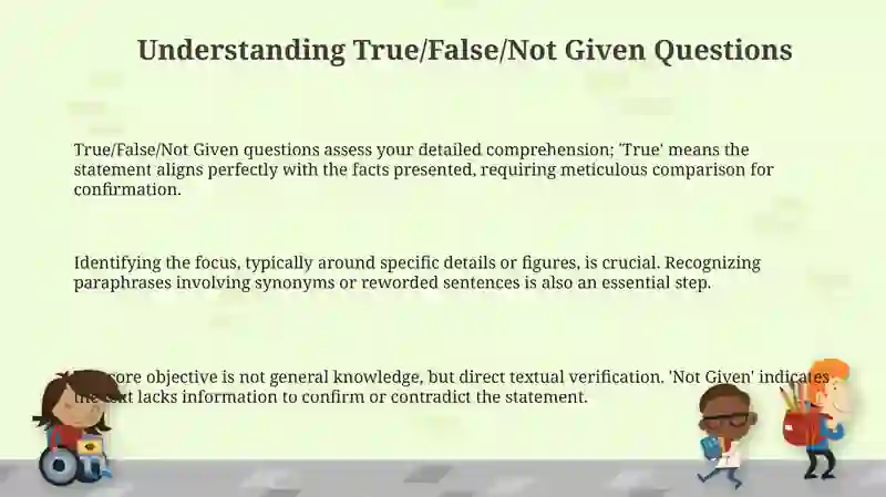 True/False/Not Given Questions 3