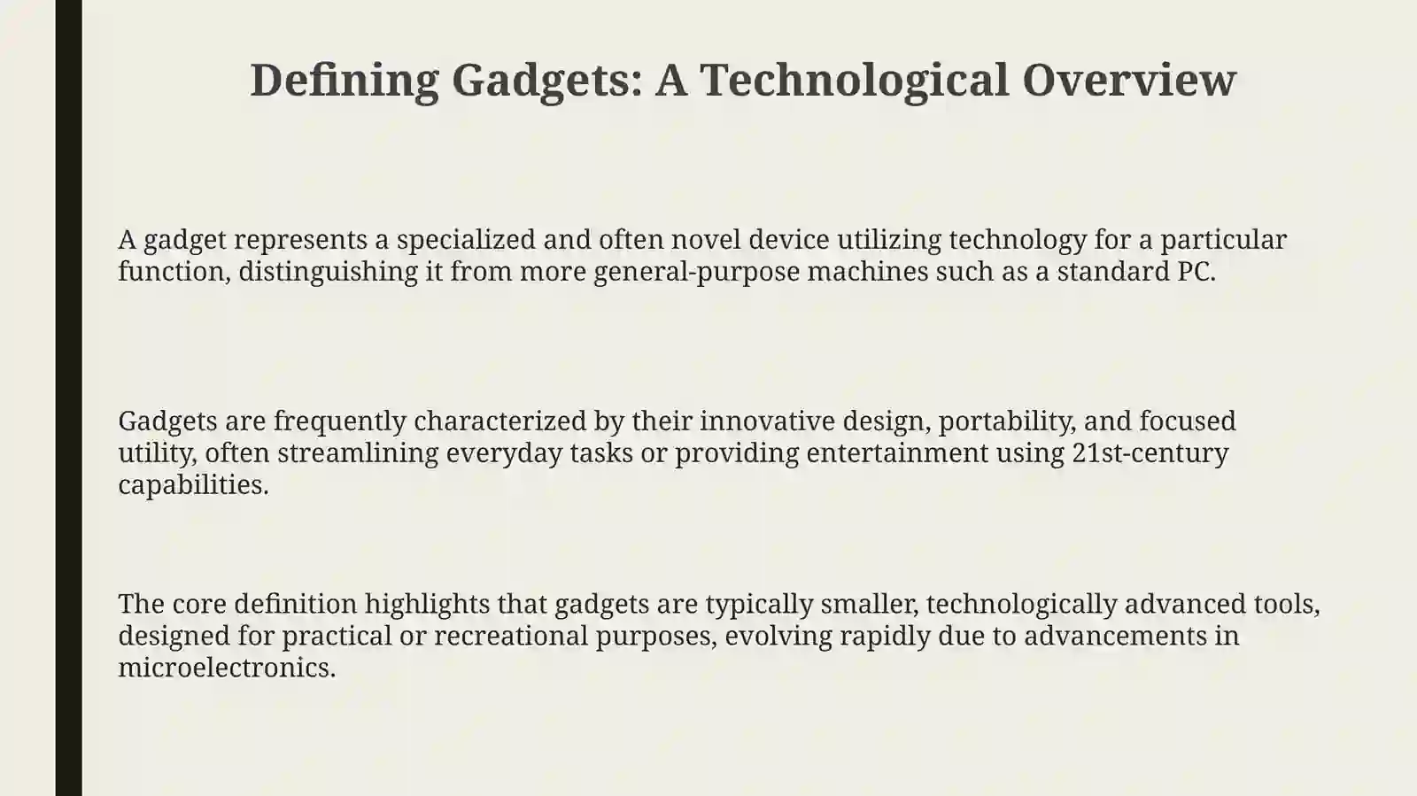 Gadgets 3