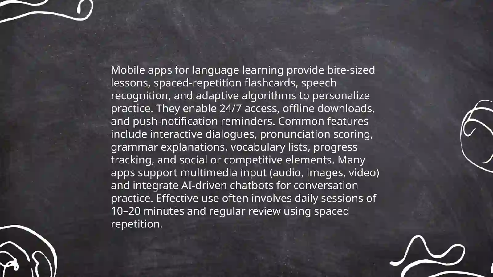 Mobile apps for language learning 3