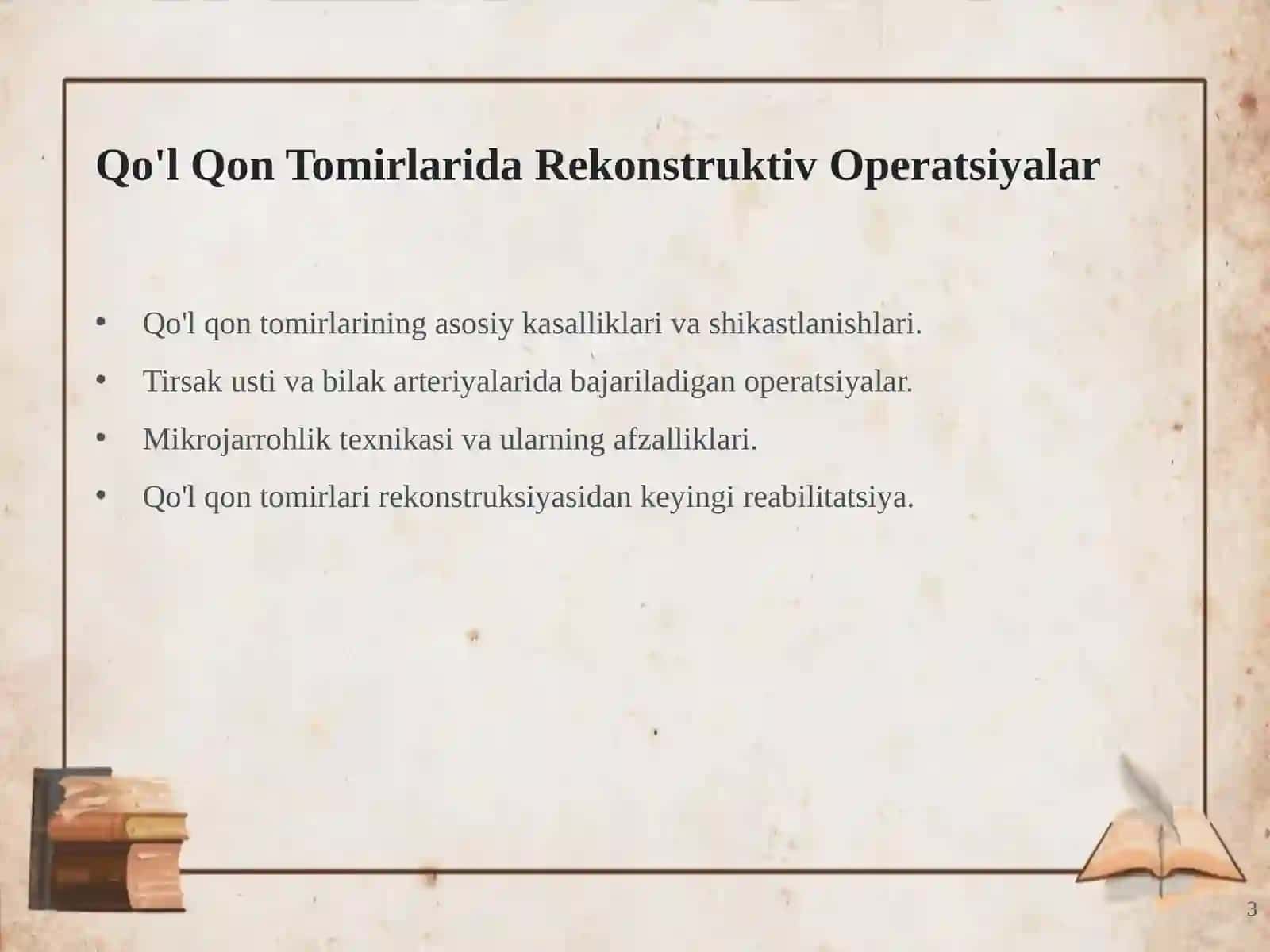 Qo'l va Oyoq Qon Tomirlarida Zamonaviy Rekonstruktiv Operatsiyalar 3