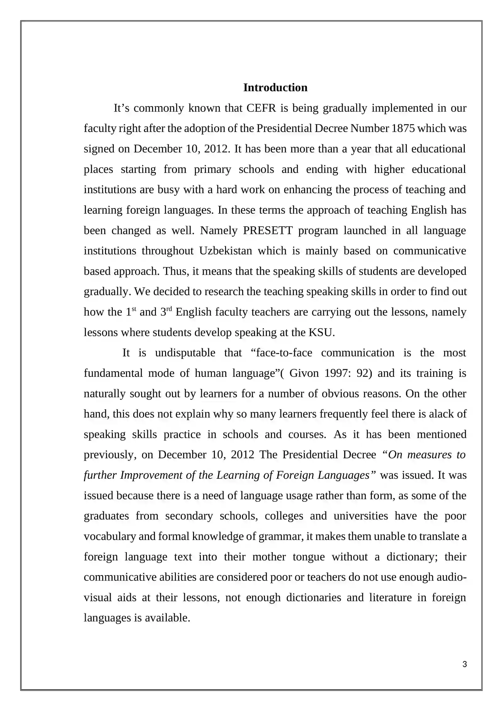 Developing Speaking Skills in Foreign Language Teaching 3