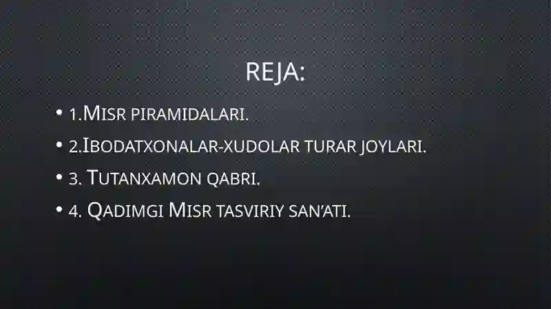 Qadimgi Misr Piramidalari 3