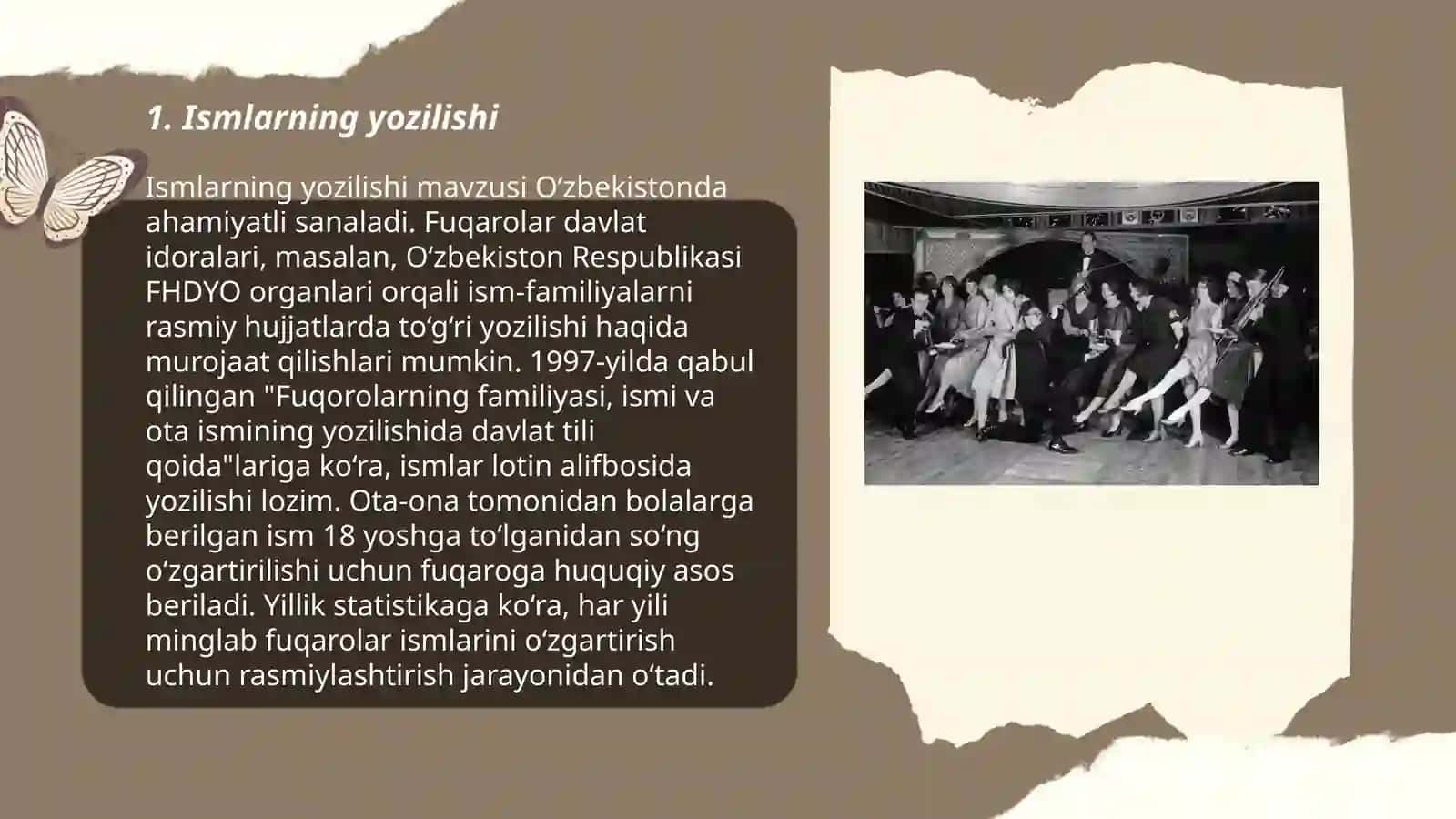 Ismlarning yozilishi 3