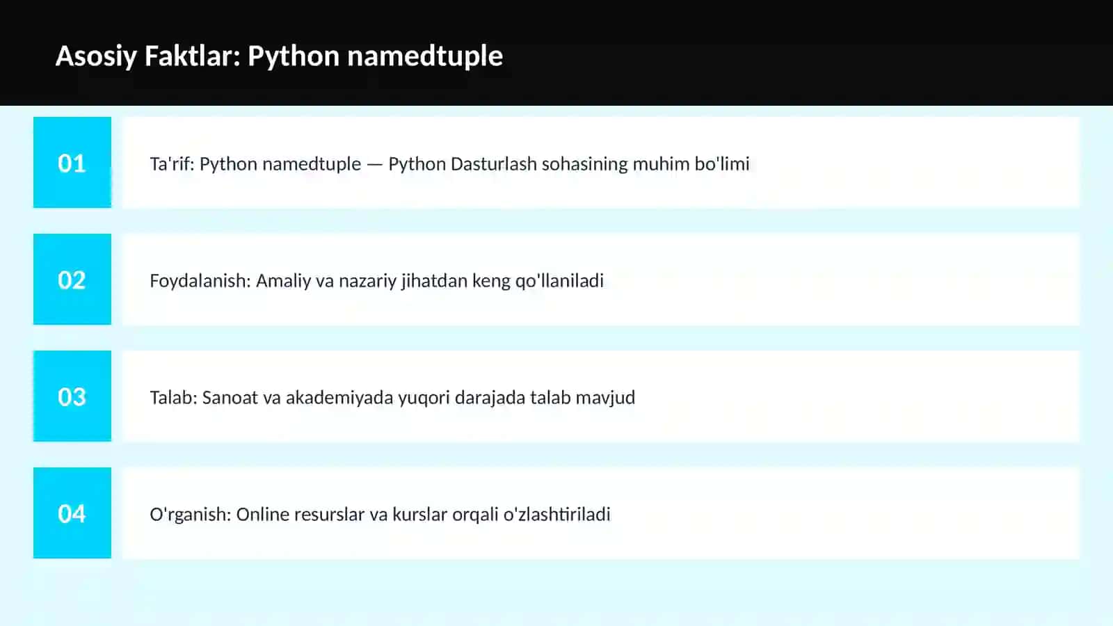 Python namedtuple 3