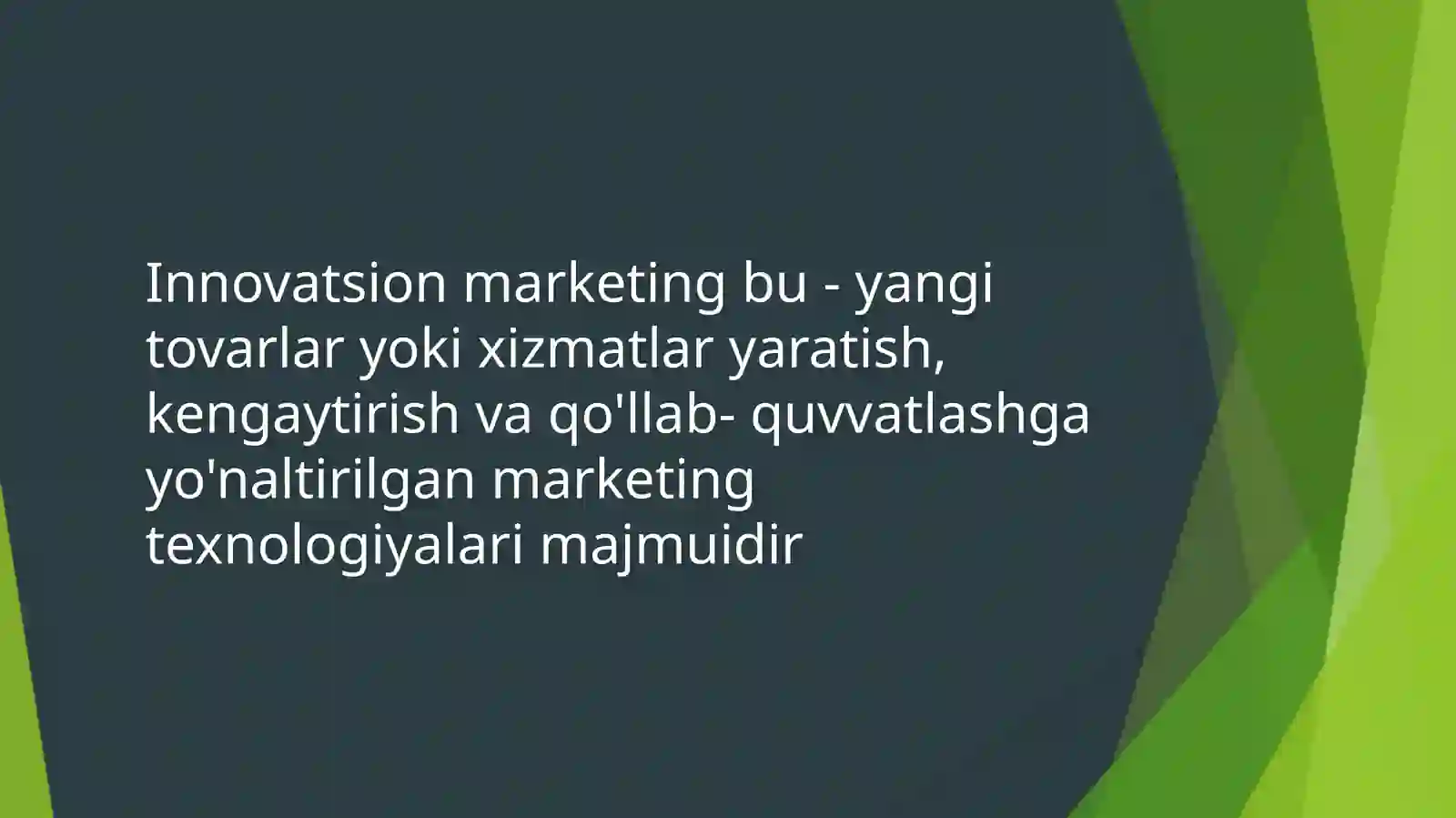 Innovatsion marketing 3