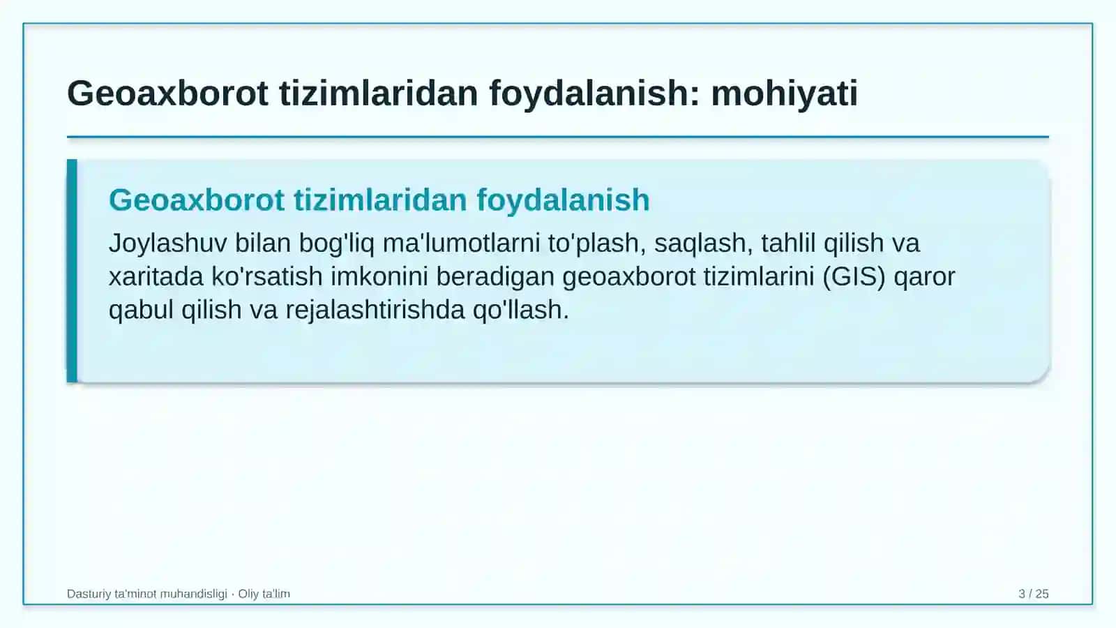 elektr tarmoqlari korxonalarida geoaxborot tizimlaridan foydalanish 9673 3