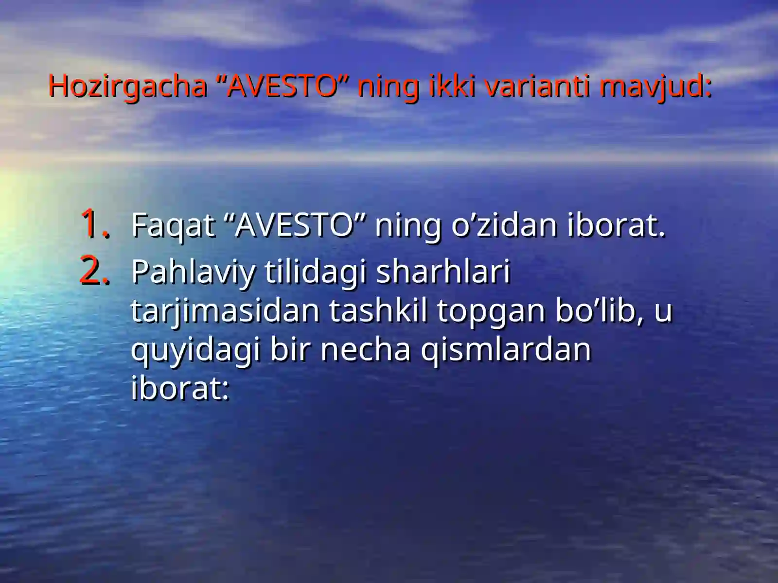 Avesto 3