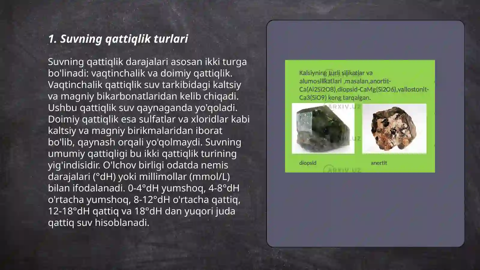 Suvning qattiqligi va uni yumshatish usullari 3