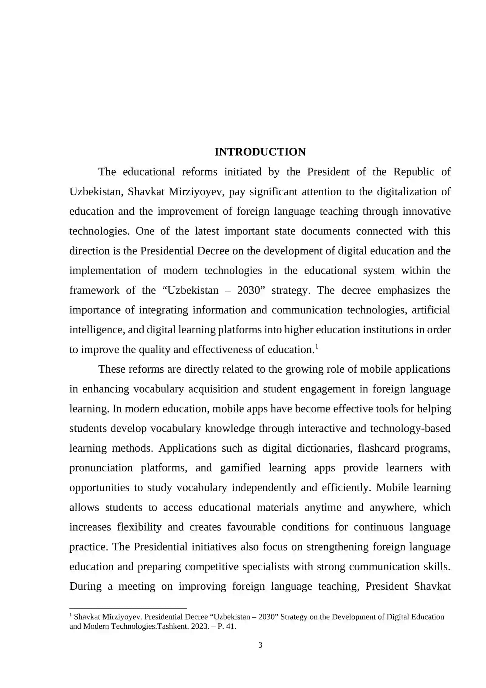 THE ROLE OF MOBILE APPS IN ENHANCING VOCABULARY ACQUISITION AND STUDENT ENGAGEMENT 3