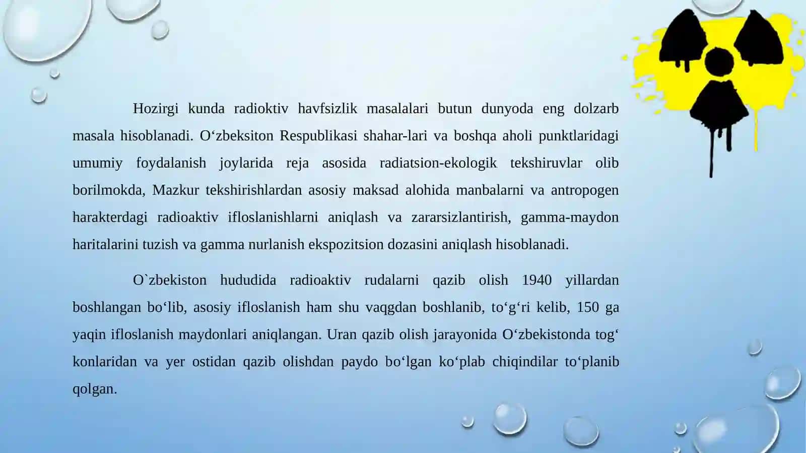 Radioaktiv chiqindilar qayta ishlash texnologiyasi 3