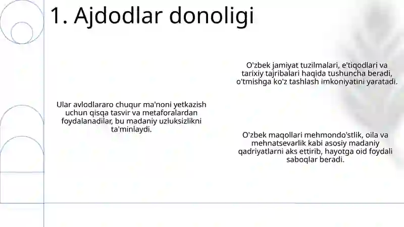 Ajdodlar donoligi 3