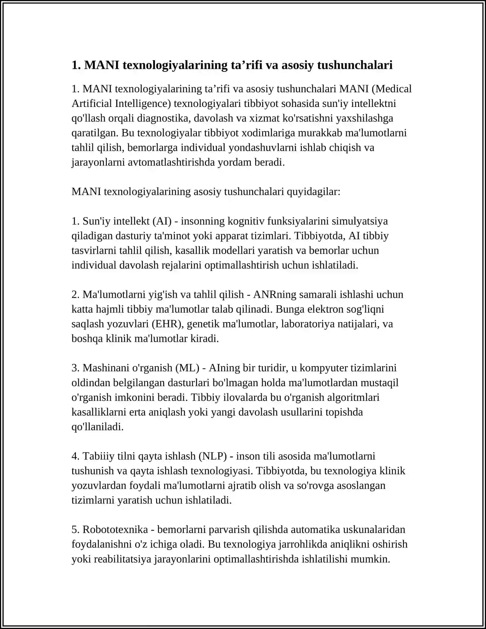 MANI TEXNOLOGIYALARI HAQIDA UMUMIY MAʼLUMOT BERISH YARATISH VA RIVOJLANISH TARIXINI YORITISH 3