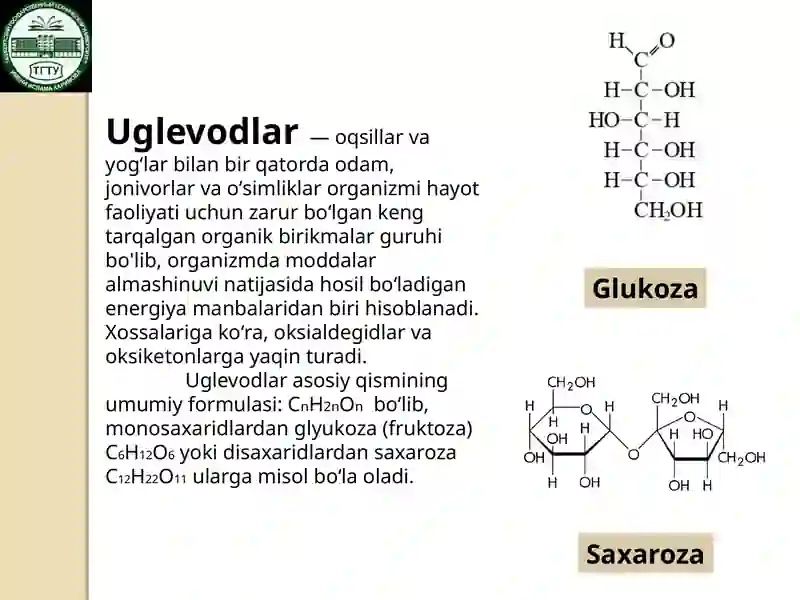 Uglevodlar almashinuvi 3