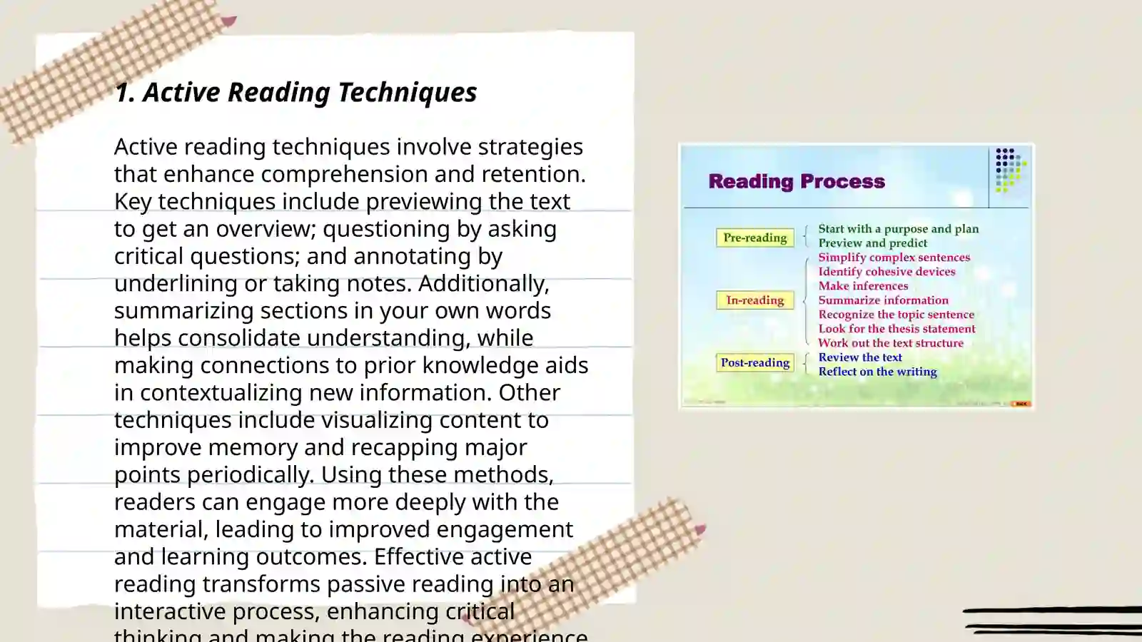Active Reading Techniques 3