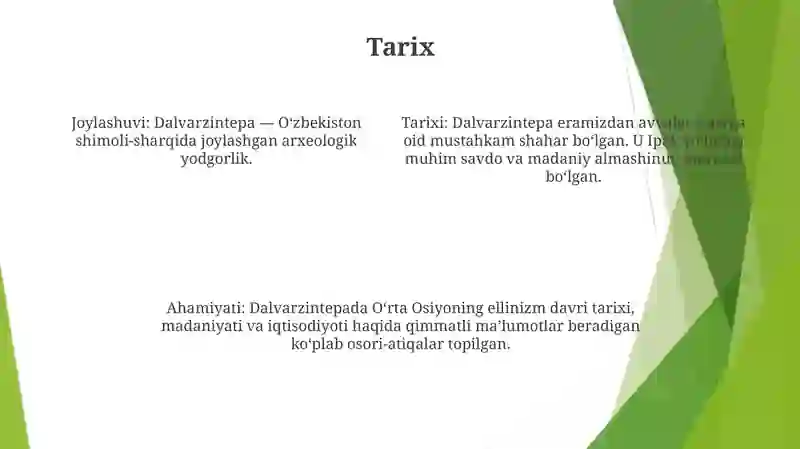 Dalvarzintepa Arxeologik Yodgorligi 3