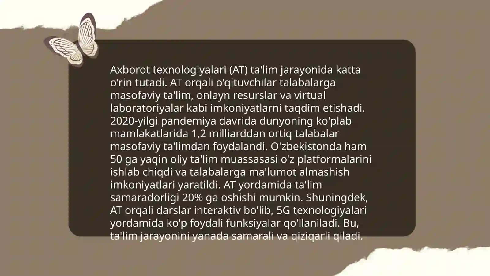 Axborot texnologiyalaridan ta'lim 3