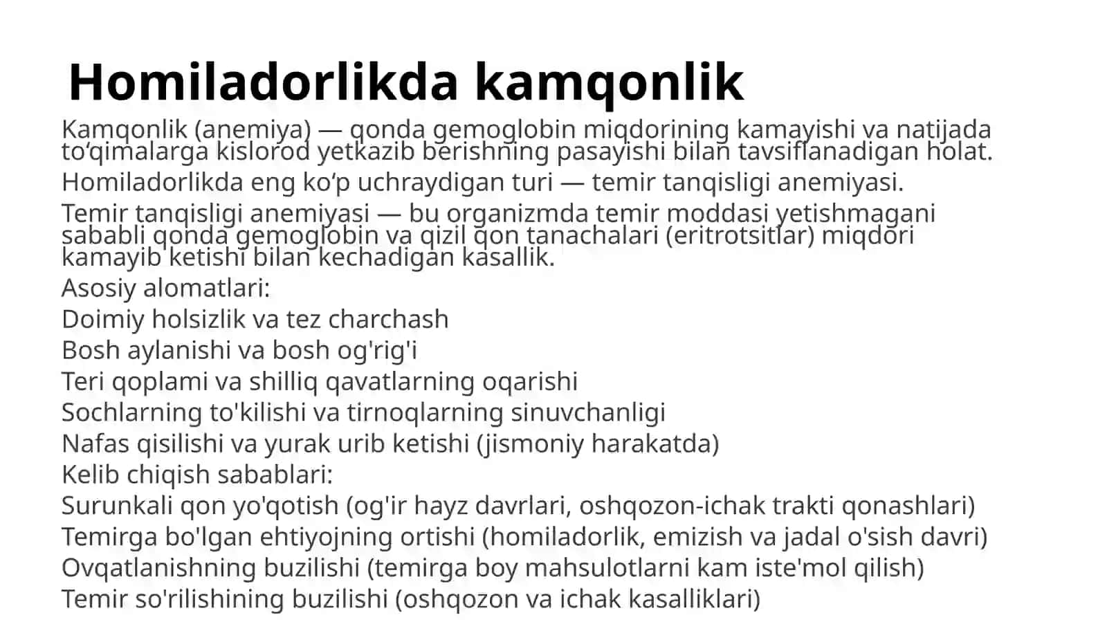 Homladorlik kamqonlik va buyrak kasalliklari 3