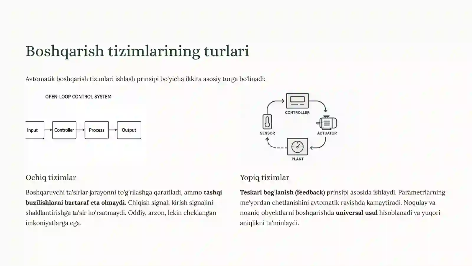 Avtomatik boshqarish nazariyasida integralbaholash usullari 3