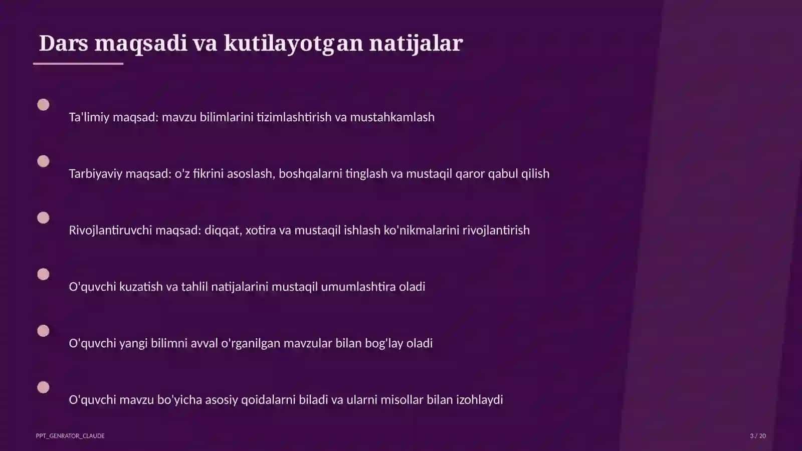PISA tadqiqoti va matematik savodxonlik 3