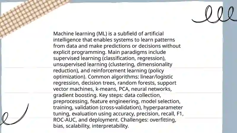 Machine Learning 3