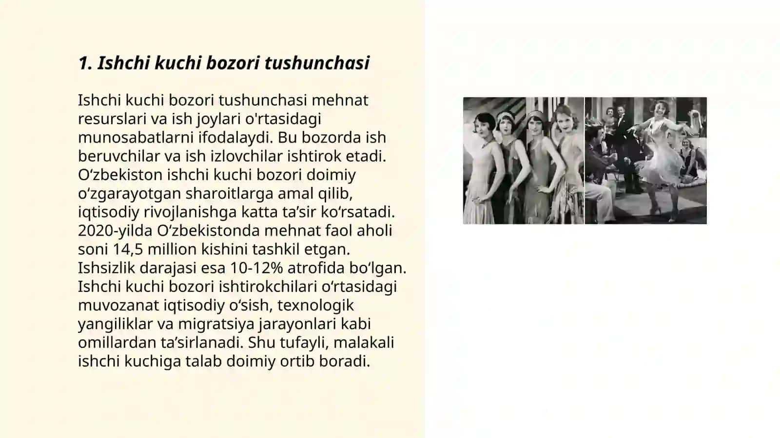 Ishchi kuchi bozori asosiy tushunchalar va bandlik 3